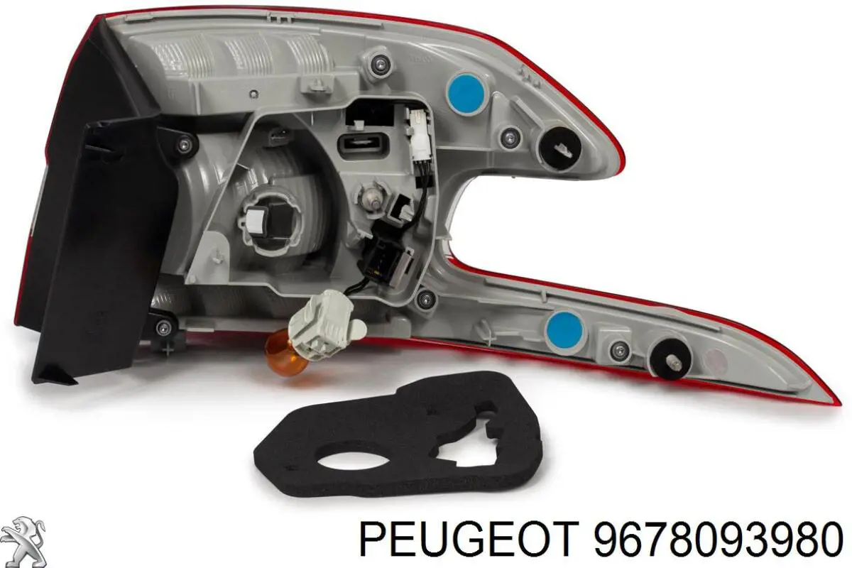 Ліхтар задній лівий, зовнішній 9678093980 Peugeot/Citroen