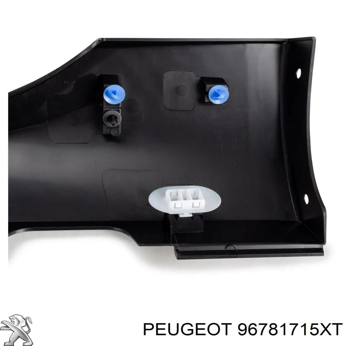 96781715XT Peugeot/Citroen Накладка зовнішня (молдинг) порога, правий
