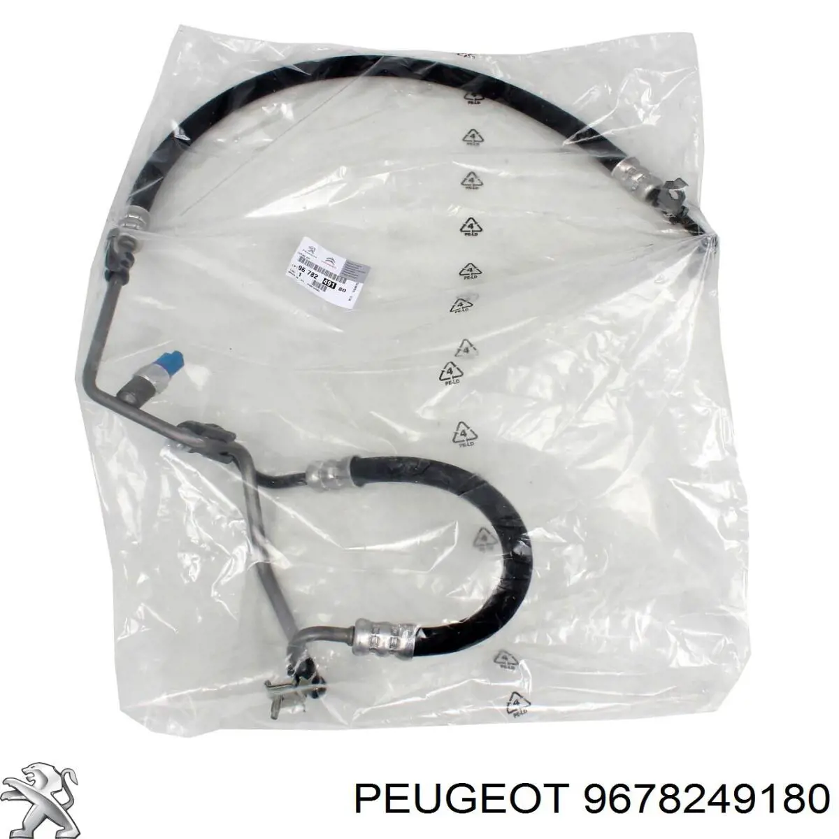 Купити 9678249180 Peugeot/Citroen Шланг ГПК, високого тиску рейки керма