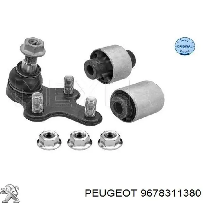 Купити 9678311380 Peugeot/Citroen Лівий важіль передній нижній підвіски