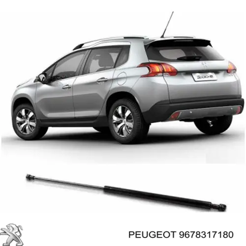 Амортизатор двері задньої Peugeot/Citroen 9678317180 ціна, від 8.80 USD