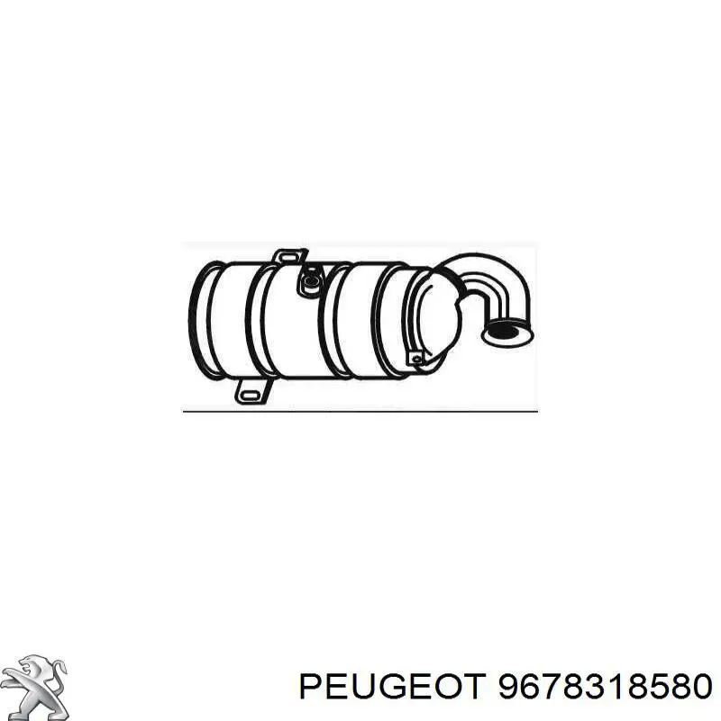 Купити 1612024080 Peugeot/Citroen Перетворювач відпрацьованих газів