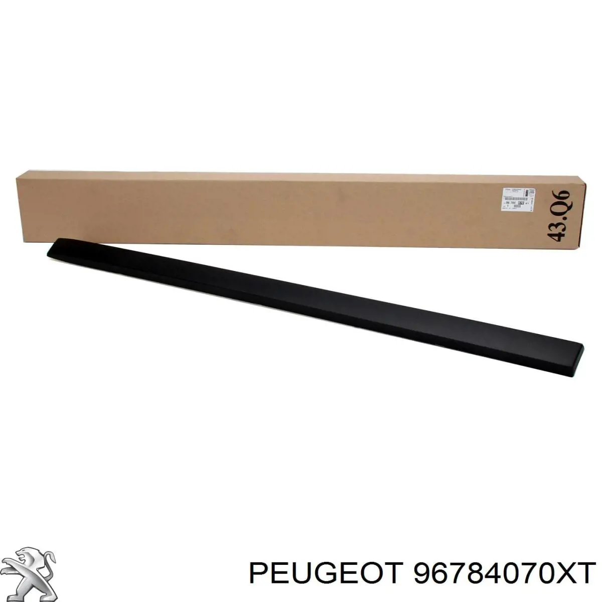 96784070XT Peugeot/Citroen Молдинг передніх лівих дверей
