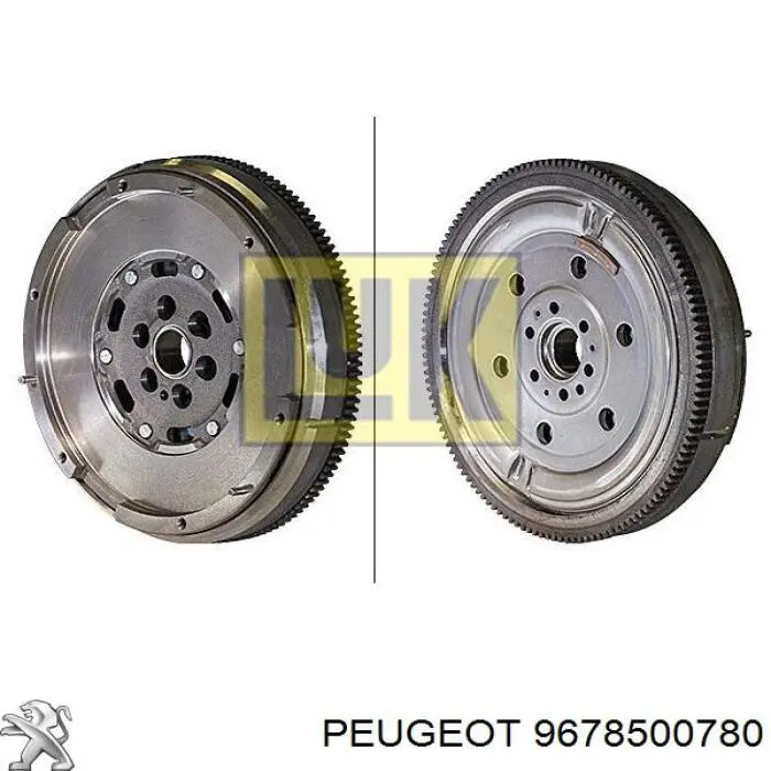9678500780 Peugeot/Citroen Демпферний маховик