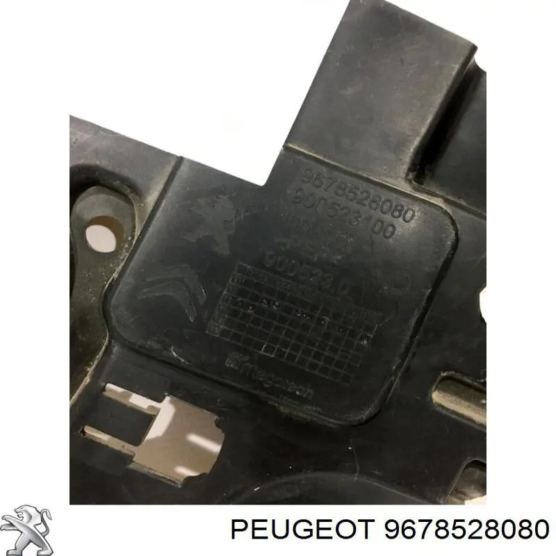 9678528080 Peugeot/Citroen Повітропровід (дефлектор) радіатора, правий