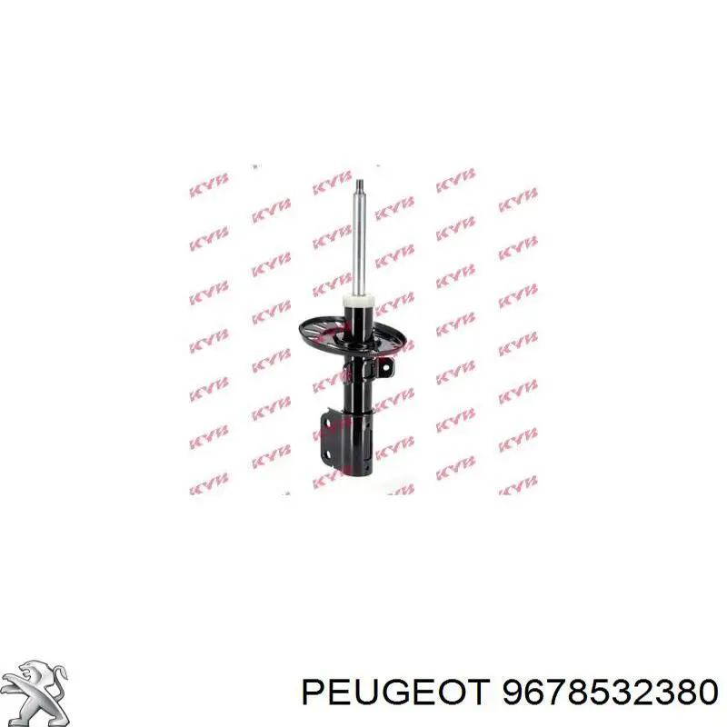 Купити 9678532380 Peugeot/Citroen Проставка (гумове кільце) пружини задньої, нижня