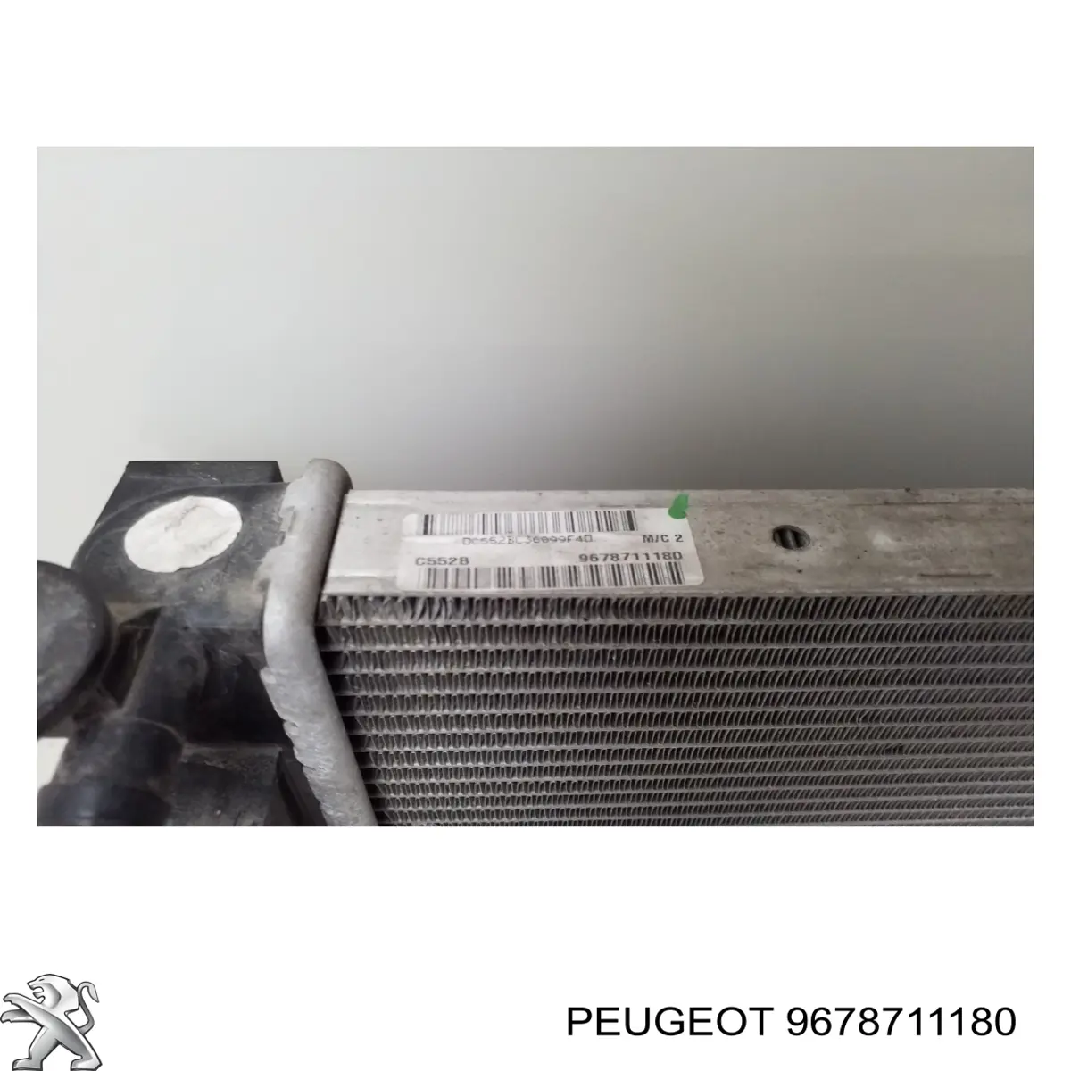 9678711180 Peugeot/Citroen Радіатор охолодження двигуна