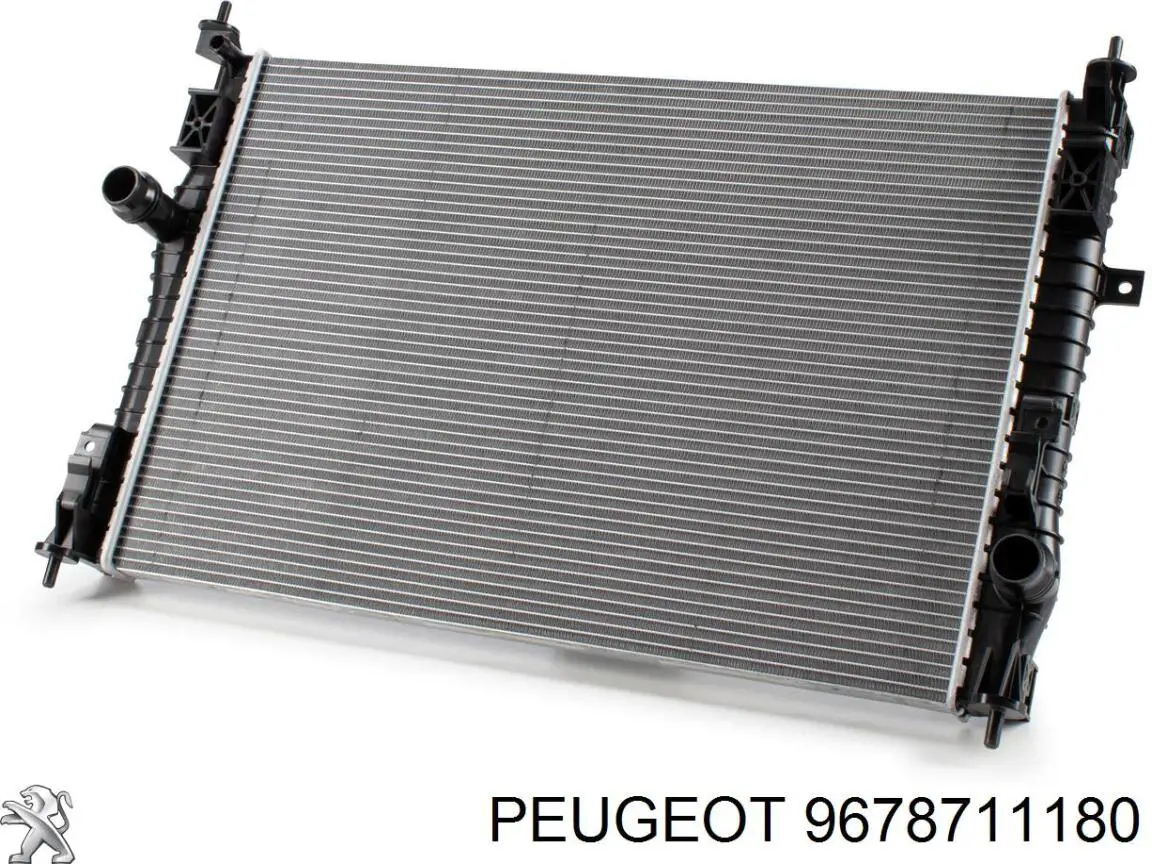 9678711180 Peugeot/Citroen радіатор охолодження двигуна