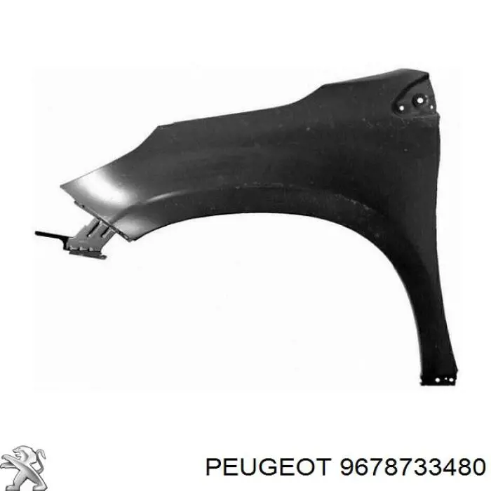 Крило переднє ліве 9678733480 Peugeot/Citroen