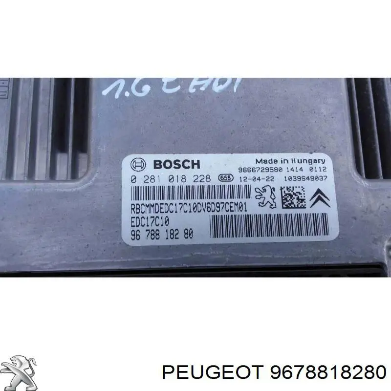 Купити 9678818280 Peugeot/Citroen 