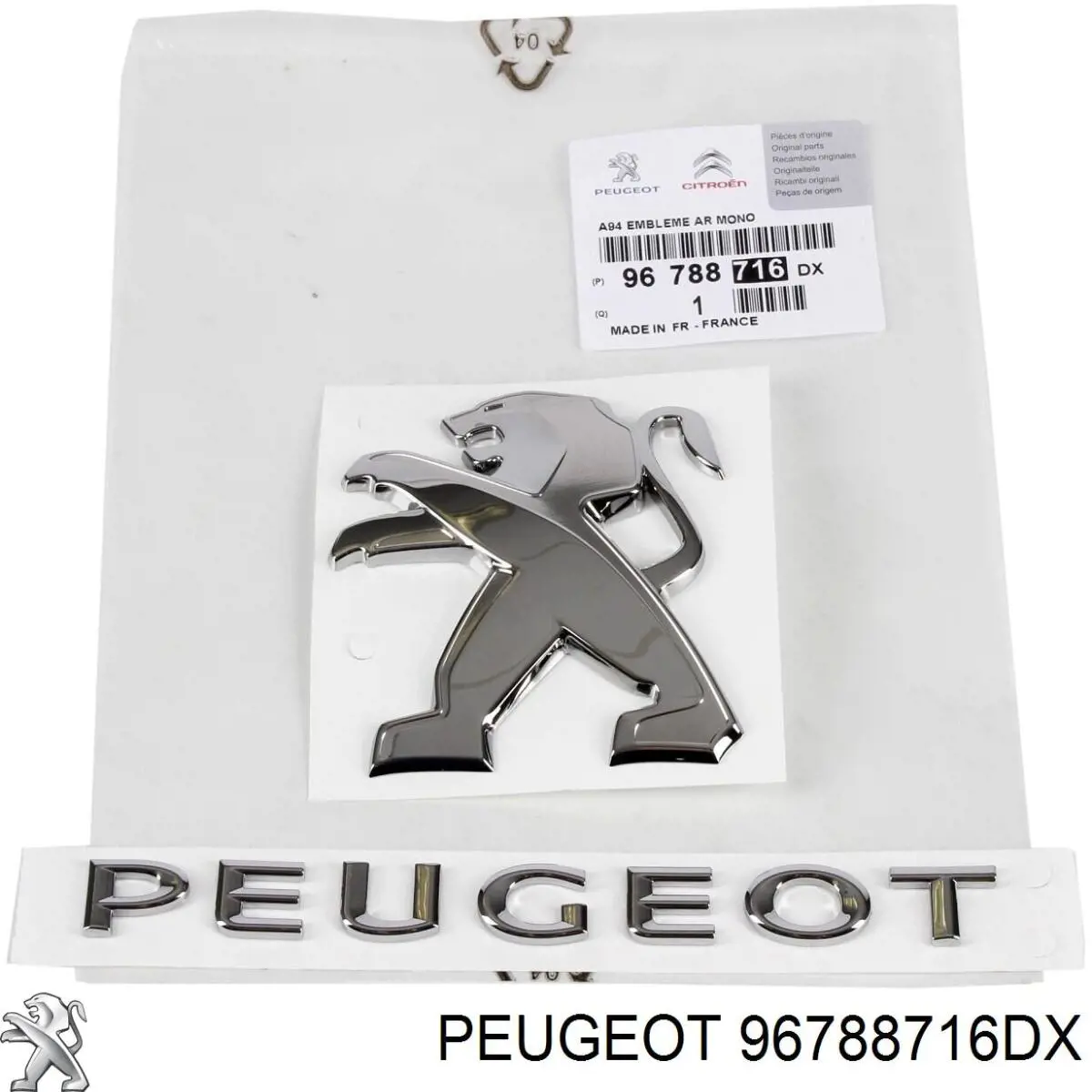 96788716DX Peugeot/Citroen 
