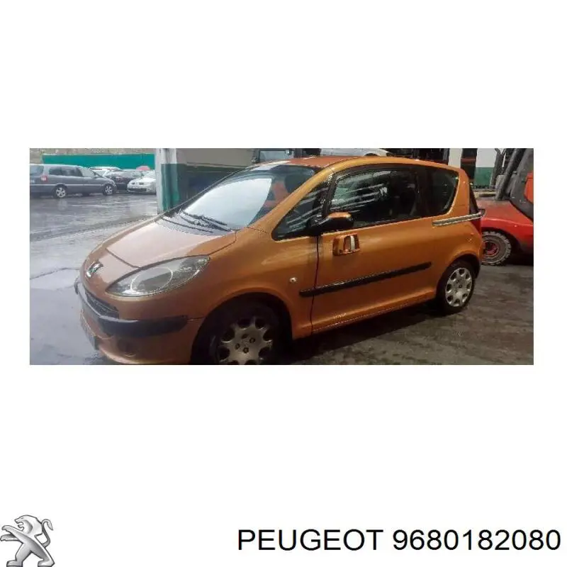 Купити 9680182080 Peugeot/Citroen Дифузор радіатора охолодження, в зборі з двигуном і крильчаткою