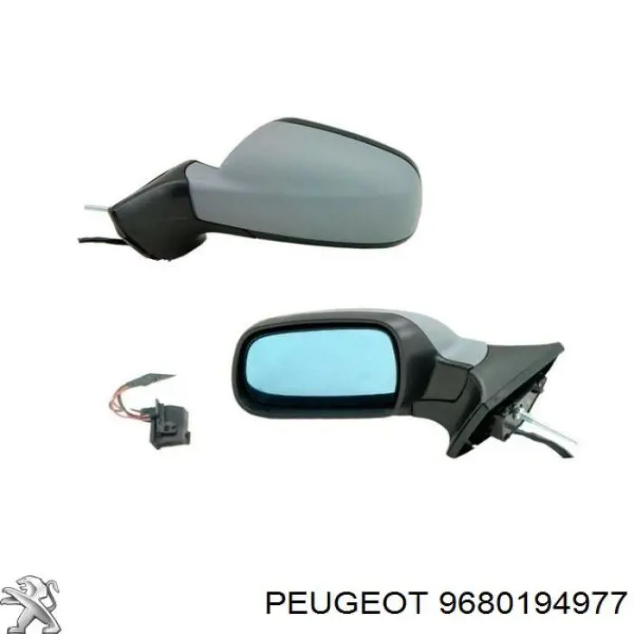 Праве бокове дзеркало Peugeot/Citroen 96801951XT