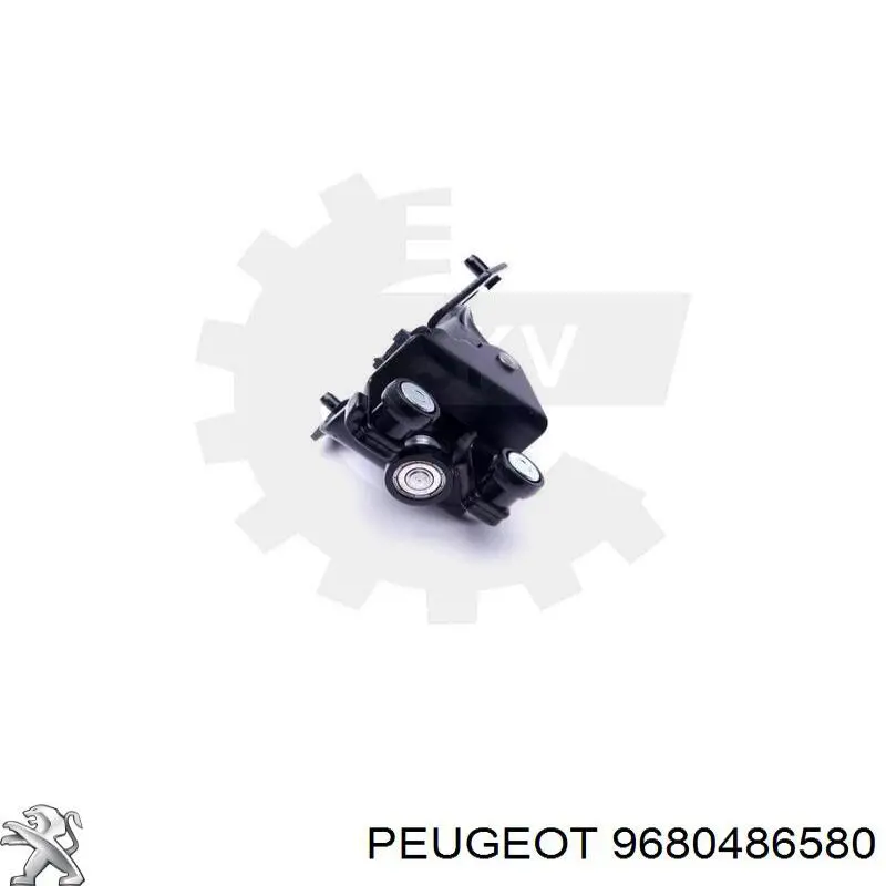 9033Z2 Peugeot/Citroen Ролик двері бічної/зсувної, лівий центральний