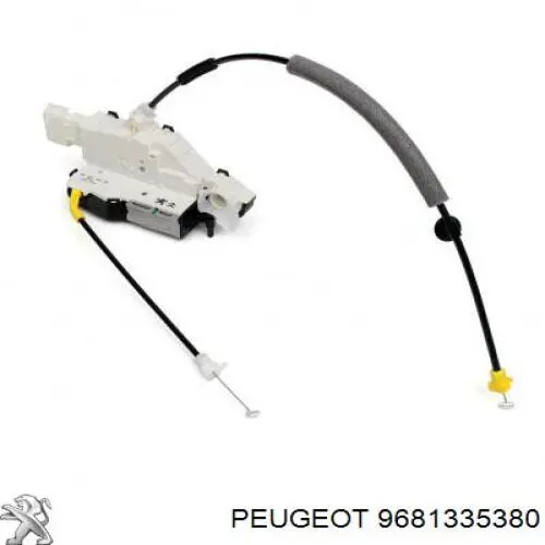 Замок передньої лівої двері 9681335380 Peugeot/Citroen