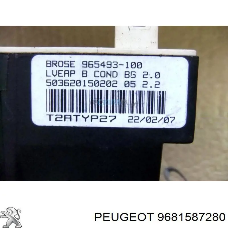 9681587280 Peugeot/Citroen 