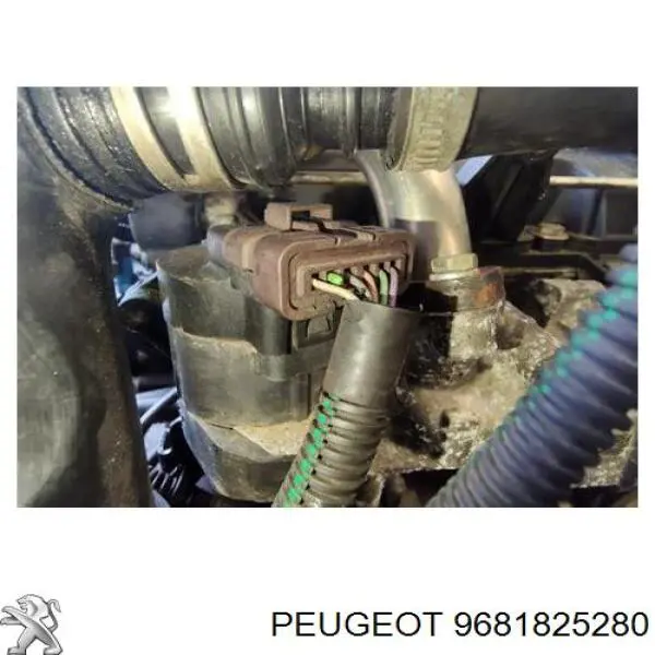 9681825280 Peugeot/Citroen клапан egr, рециркуляції газів