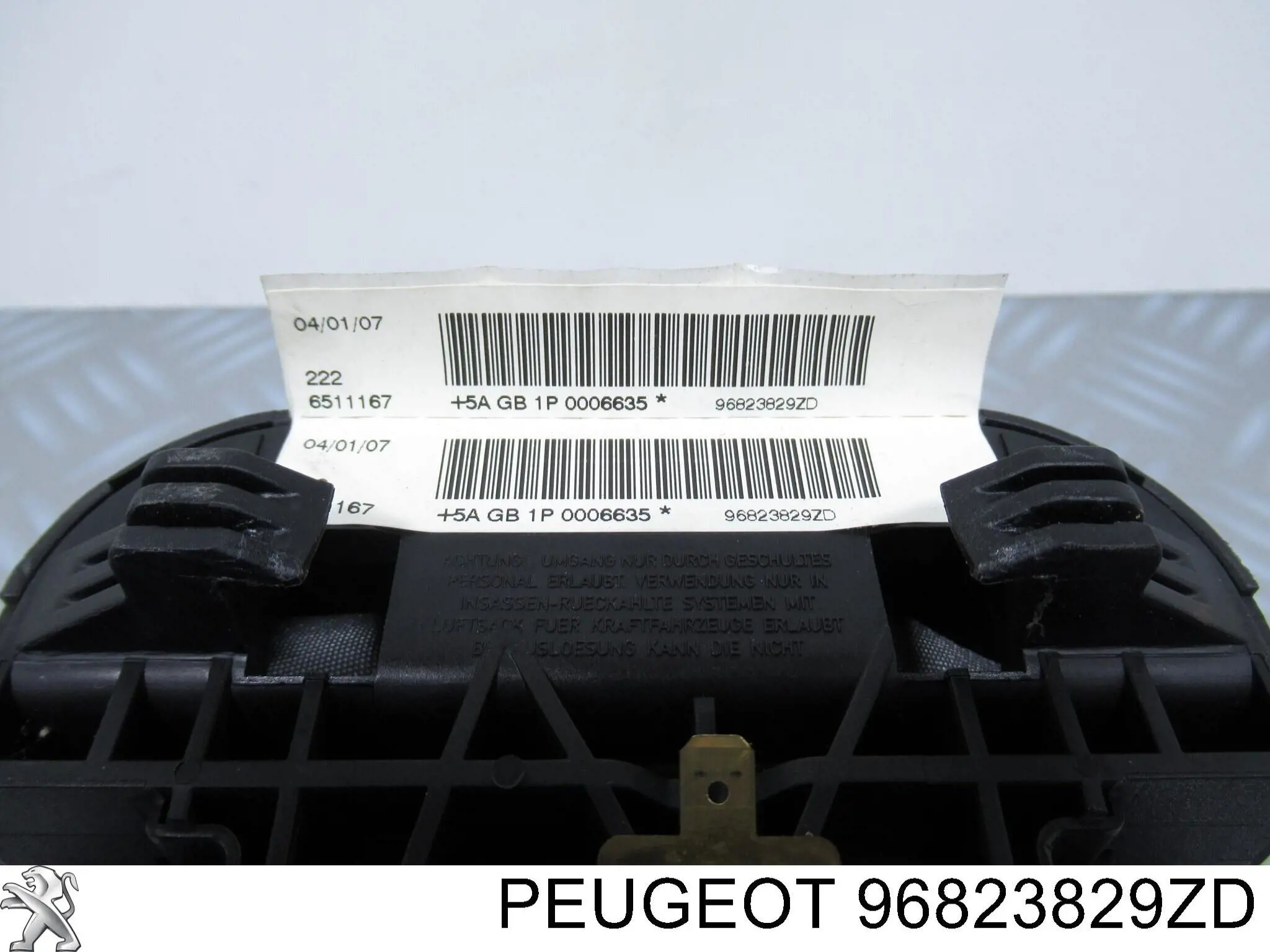 96823829ZD Peugeot/Citroen Подушка безпеки водія