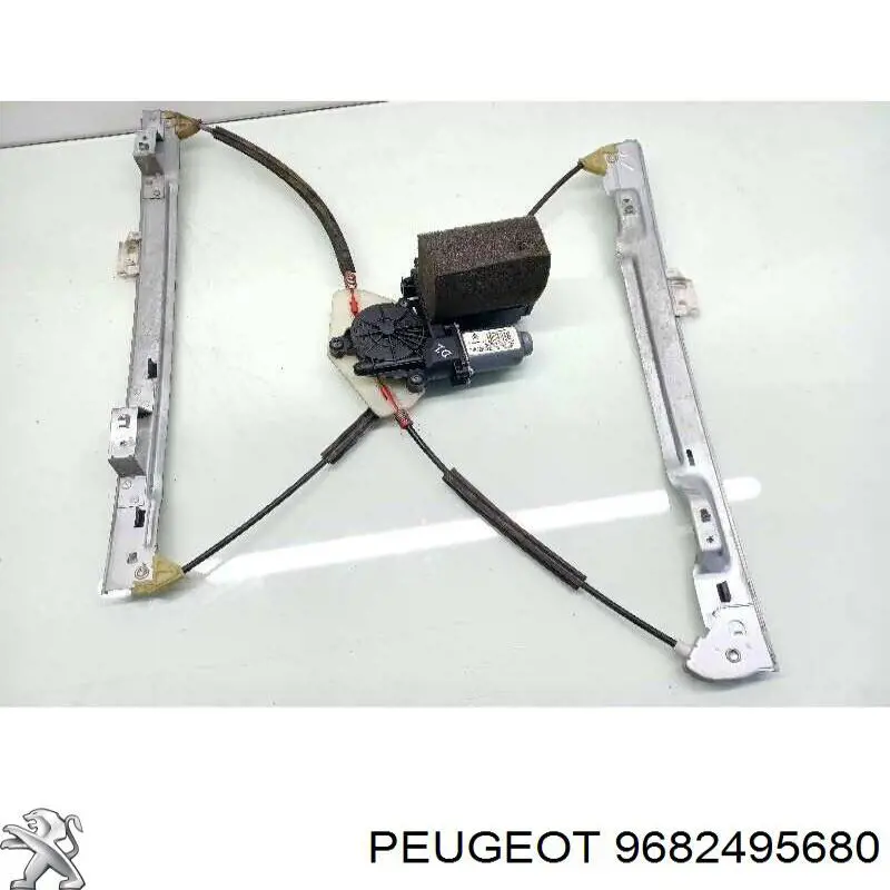 Двигун склопідіймача двері передньої, лівої 9682495680 Peugeot/Citroen
