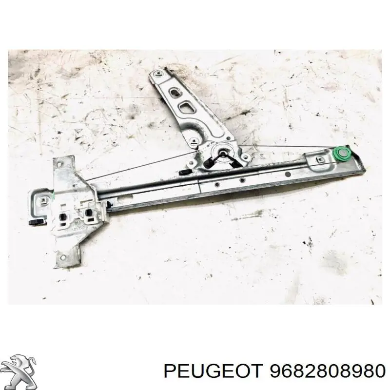 Купити 9682808980 Peugeot/Citroen Механізм стеклопідйомника водійських дверей