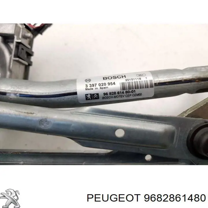 Трапеція двірників Peugeot/Citroen 9682861480