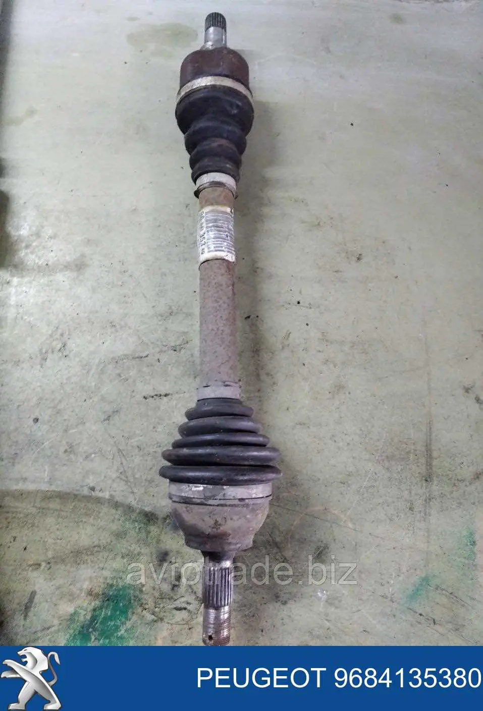 9684135380 Peugeot/Citroen Привід лівий