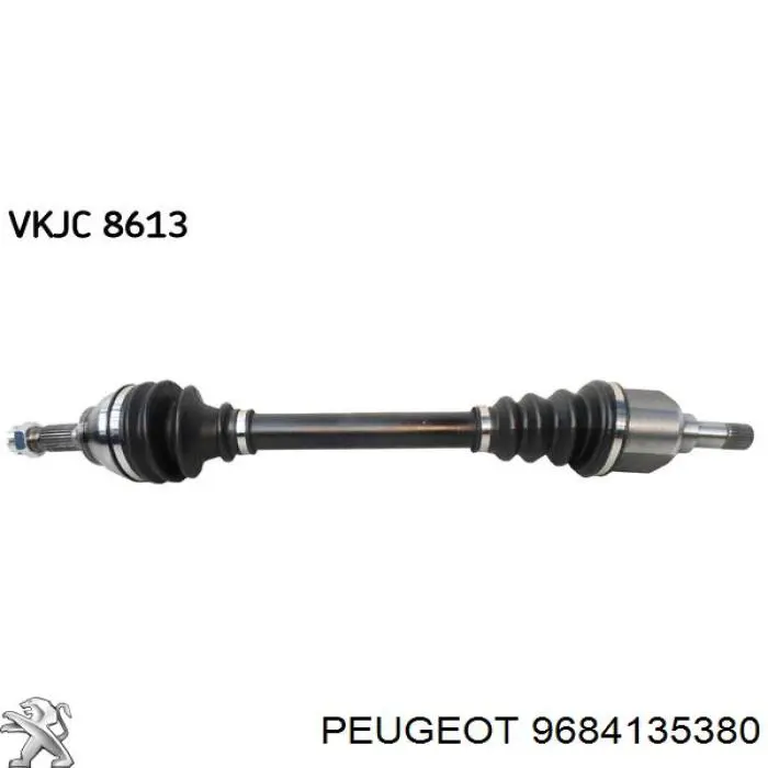 Привід передній лівий Peugeot/Citroen 9684135380 ціна, від 63.34 USD