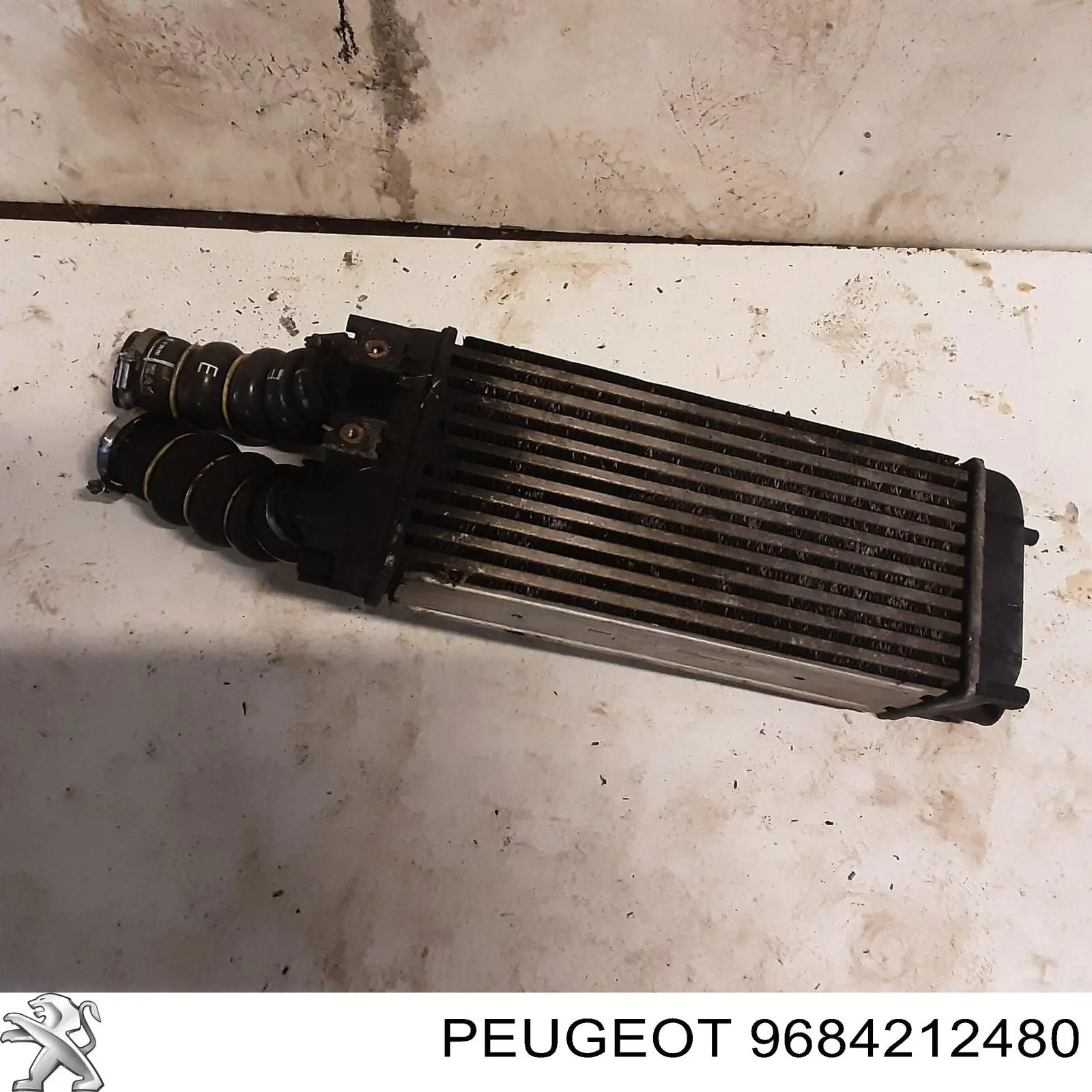9684212480 Peugeot/Citroen радіатор интеркуллера