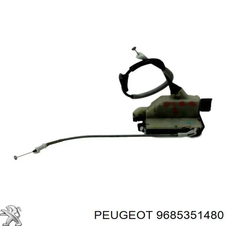 Купити 9685351480 Peugeot/Citroen Замок дверки правої передньої