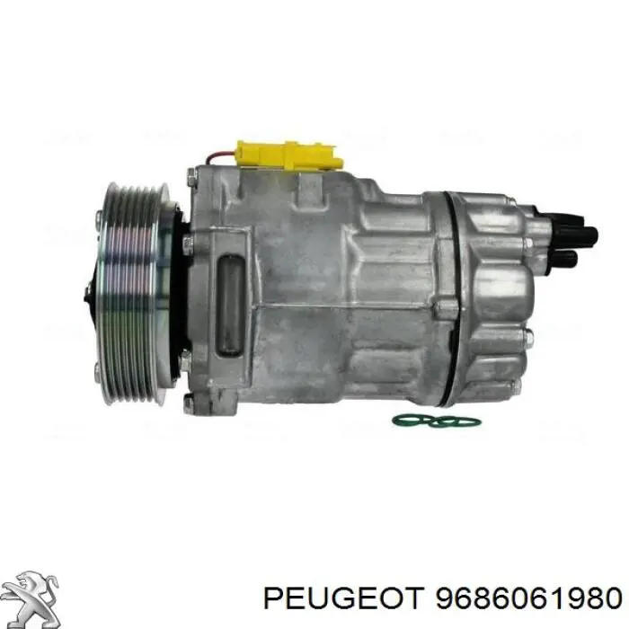 Купити 9686061980 Peugeot/Citroen Компресор кліматичної установки