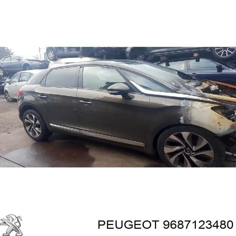 Механізм склопідіймача двері передньої, правої 9687123480 Peugeot/Citroen