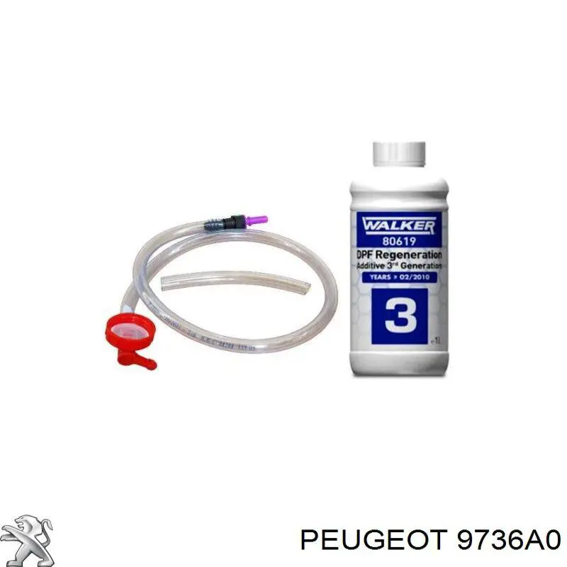 РІдина для очищення сажекоптевих фільтрів 9736A0 Peugeot/Citroen