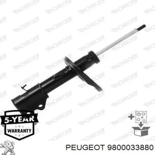 Амортизатора передній лівий 350135 Sachs