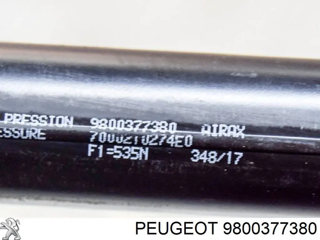 9800377380 Peugeot/Citroen Амортизатор кришки багажника / двері 3/5-ї задньої