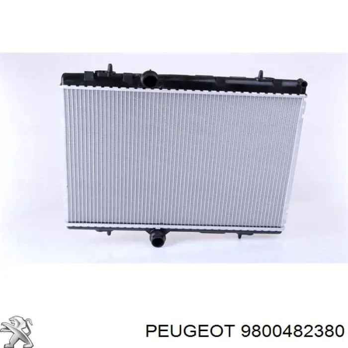 9800482380 Peugeot/Citroen радіатор охолодження двигуна