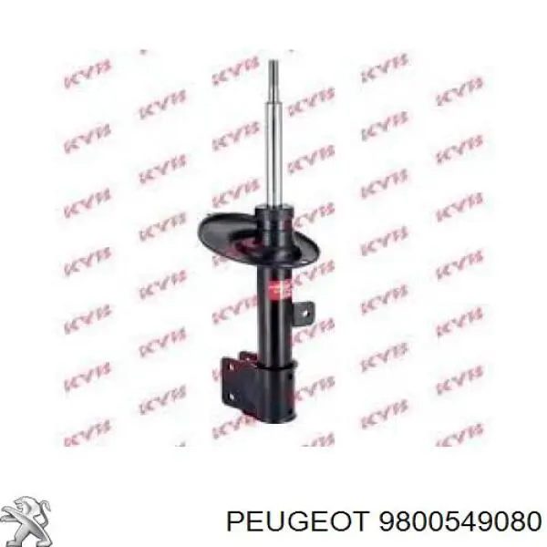 Амортизатор передній, правий Peugeot/Citroen 9800549080 ціна, від 71.08 USD
