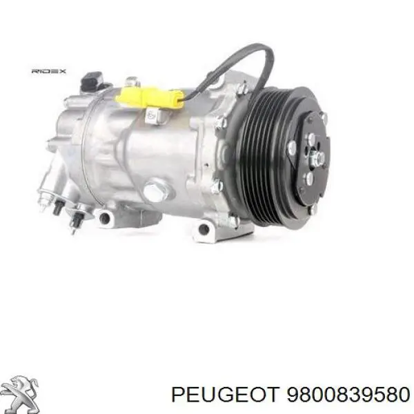 9800839580 Peugeot/Citroen компресор кондиціонера