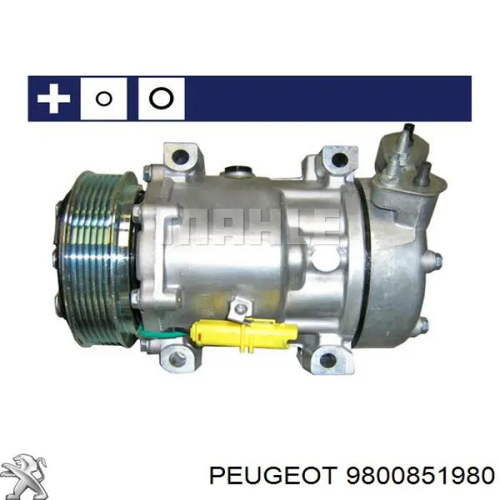 Компресор системи кондиціювання Peugeot/Citroen 9800851980 ціна, від 98.93 USD
