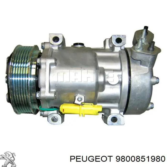 9800851980 Peugeot/Citroen компресор кондиціонера