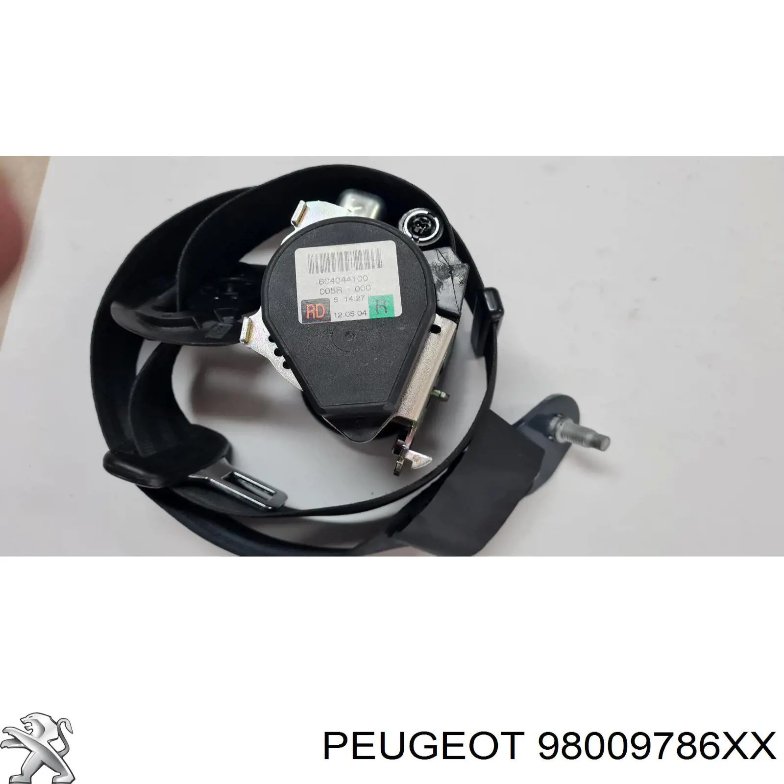 Пасок безпеки передній лівий Peugeot/Citroen 98009786XX ціна, від 121.69 USD