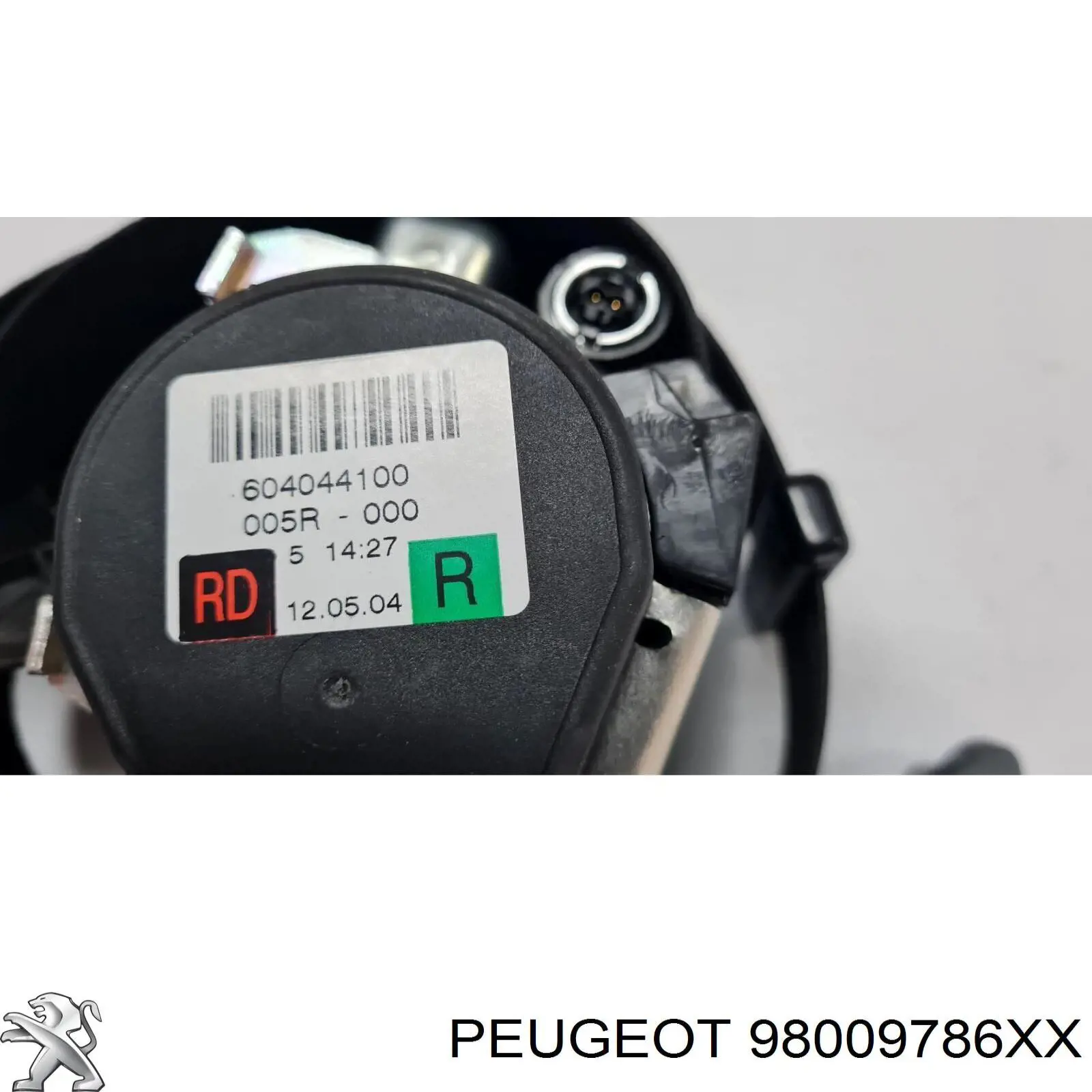 Купити 98009786XX Peugeot/Citroen Пасок безпеки передній лівий