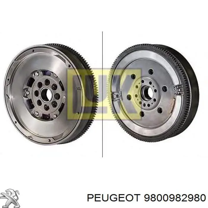 Маховик двигуна Peugeot/Citroen 9800982980 ціна, від 307.68 USD