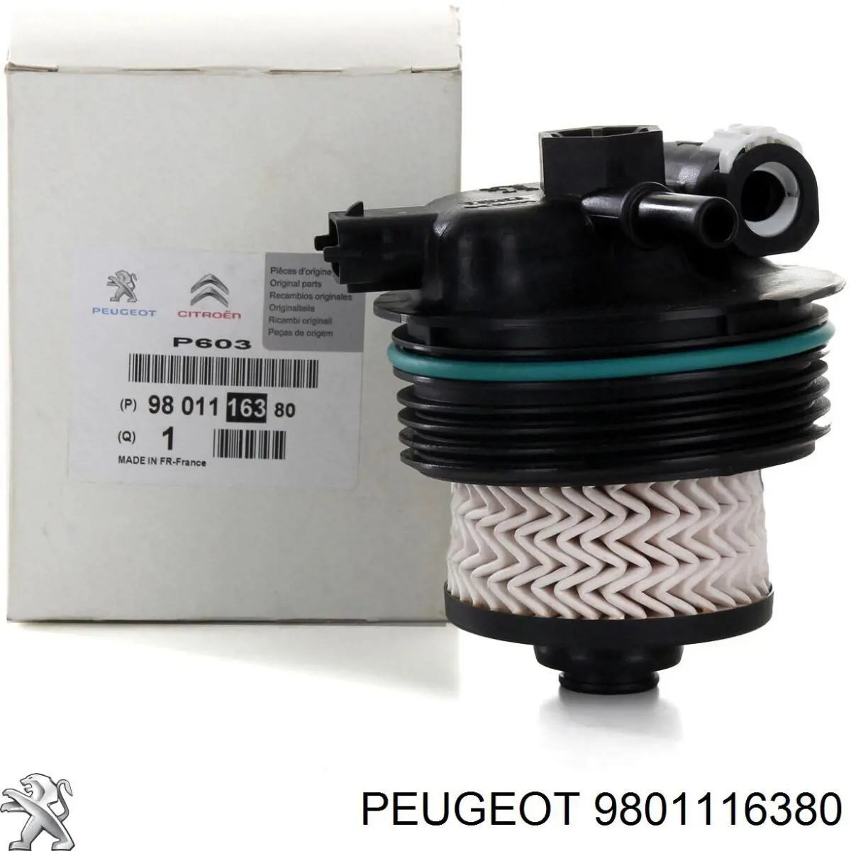 9801116380 Peugeot/Citroen фільтр паливний