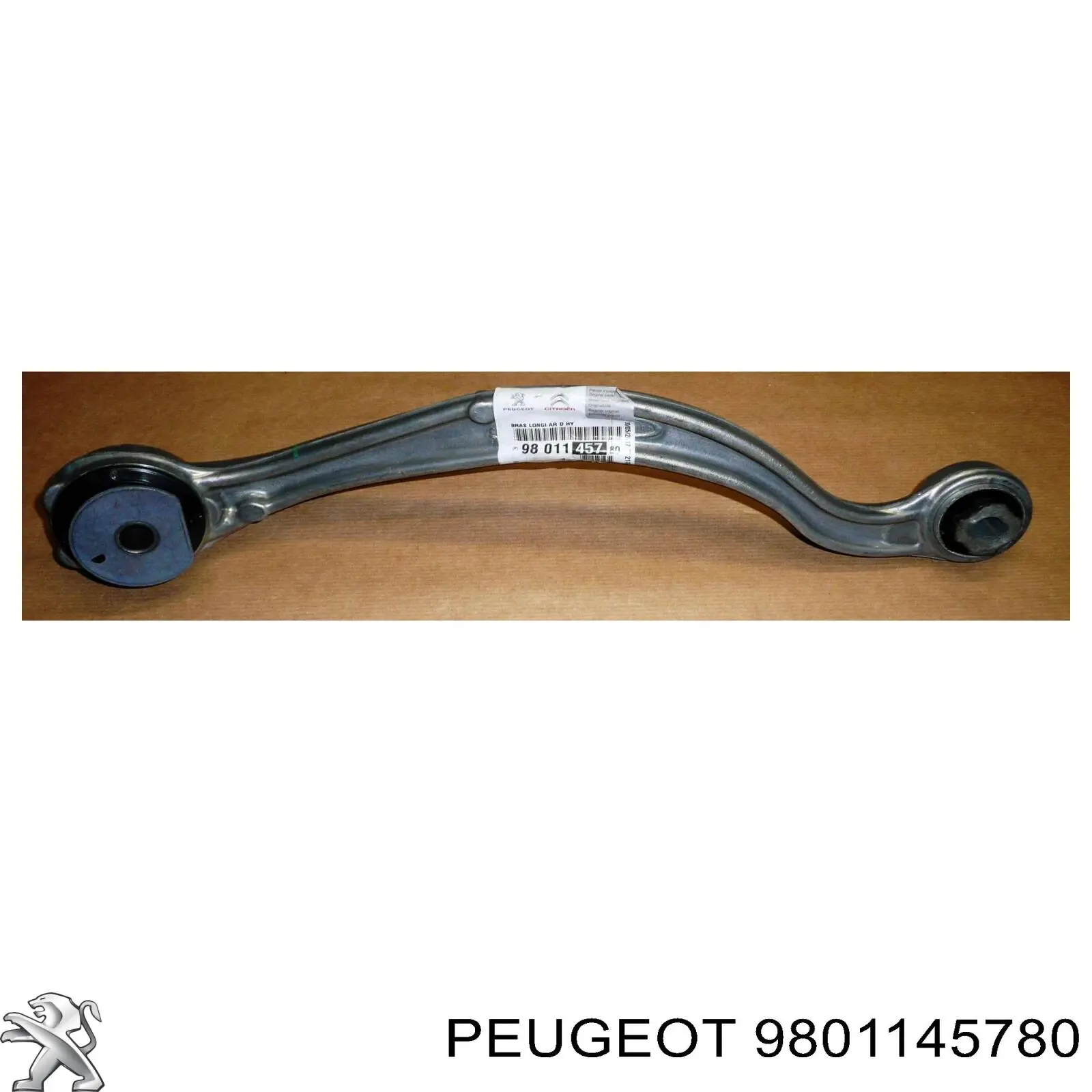 Важіль/тяга задньої підвіски подовжній нижній, правий Peugeot/Citroen 9801145780 ціна, від 47.95 USD