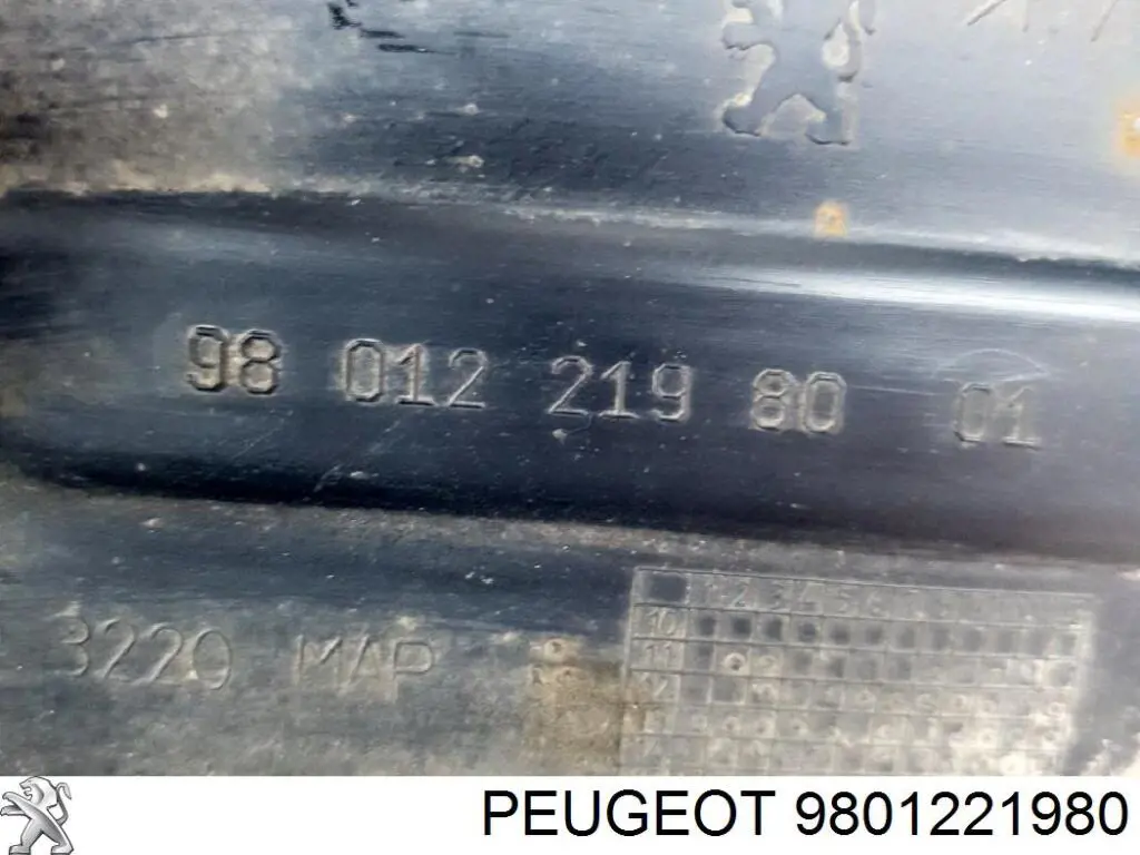  Peugeot/Citroen 9801221980 ціна, від 4.37 USD