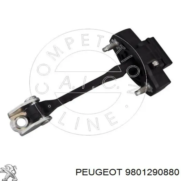 Обмежувач відкриття дверей, задній 9801290880 Peugeot/Citroen