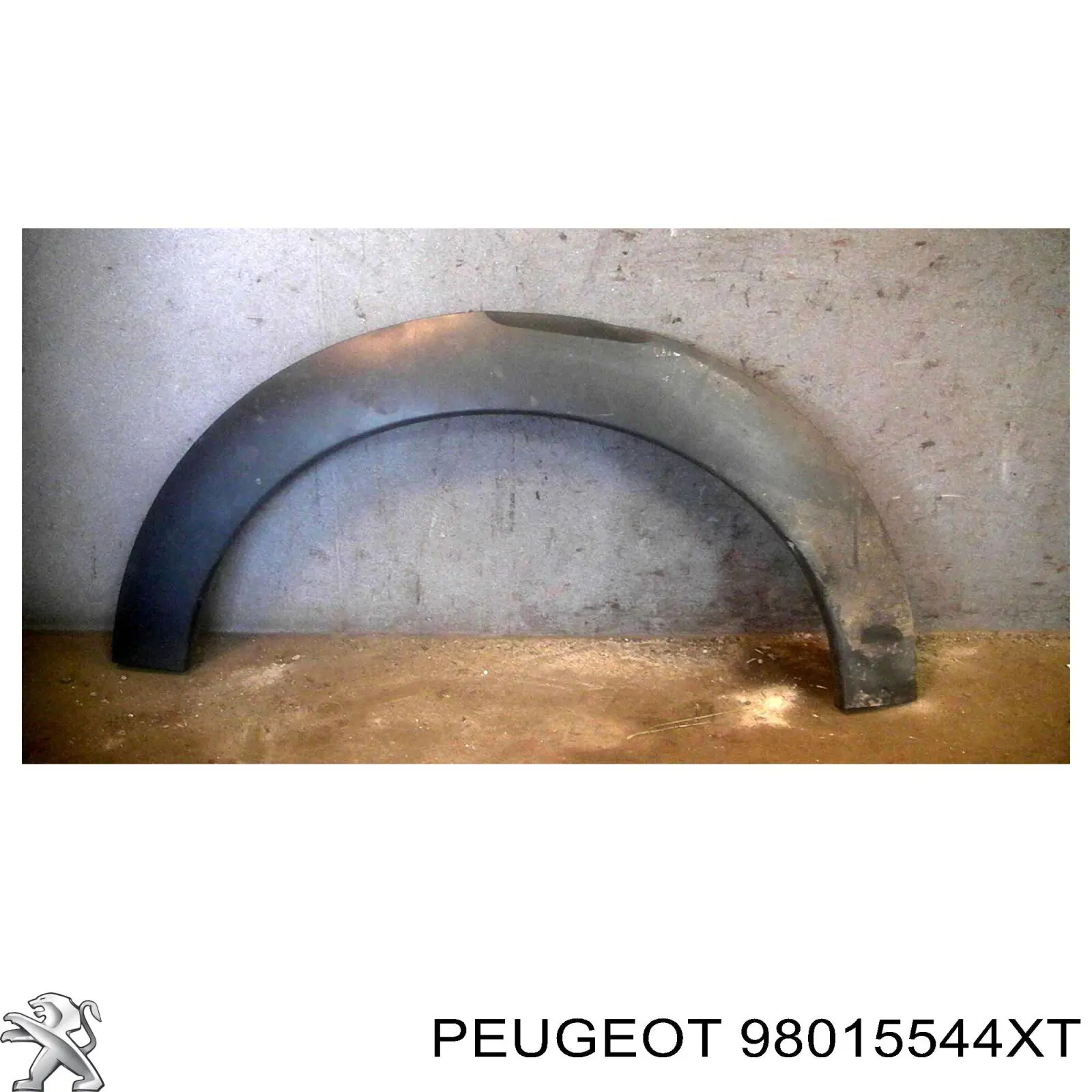98015544XT Peugeot/Citroen Розширювач заднього крила, лівий