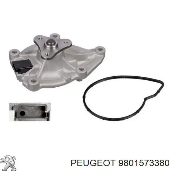 Помпа охолодження Peugeot/Citroen 9801573380 ціна, від 35.85 USD