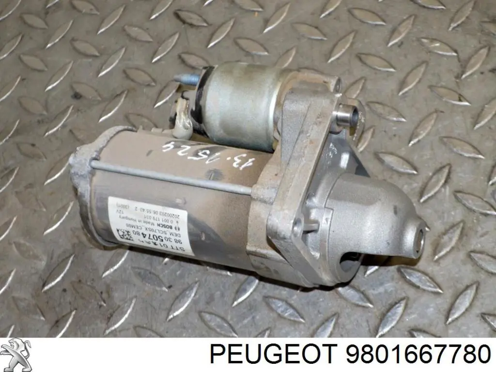 9801667780 Peugeot/Citroen стартер