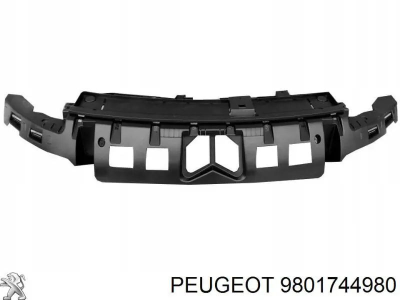 9801744980 Peugeot/Citroen Кронштейн бампера переднього, центральний
